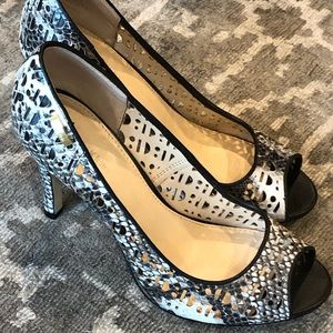 Calvin Klein Peep Toe Pump